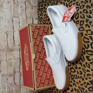 Vans Rare Gum Rubber Slip On's  Sz 7.5 Woman's Sz 6 Men's NIB